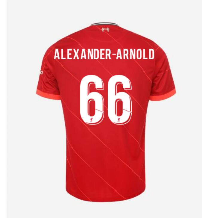 2021/22 Liverpool Cup Home Kit Soccer Jersey with ALEXANDER-ARNOLD 66 printing